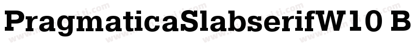 PragmaticaSlabserifW10 Bold Regula字体转换